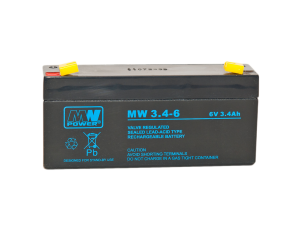 AGM battery 6V 3,4Ah MW