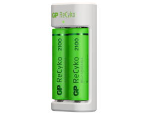 Battery charger GP Eco E211 + 2xAA ReCyko 2100 Series - image 2