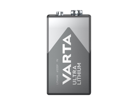 Lithium battery 9V LiFeS2 PROFESIONAL VARTA - 2
