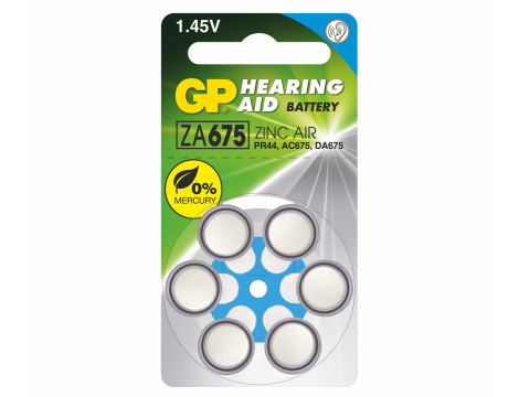 Hearing Aid Battery ZA675 620mAh GP