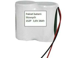 Battery pack D 3.6V 1S2P HP lithium