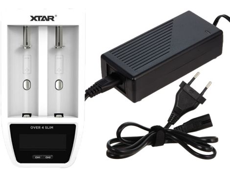 Charger  XTAR OVER 4 SLIM 18650-26650 White - 19