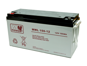 Akumulator żelowy 12V/150Ah MWL Pb 485 ×