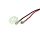 Plug with wires JST VHR-2 AWG22/15 red/blk