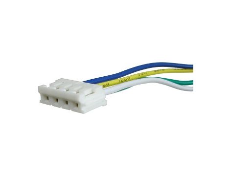 Plug with wires JST EHR-4 AWG24/25 wht/gre/yel/blu - 2