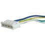 Plug with wires JST EHR-4 AWG24/25 wht/gre/yel/blu - 3