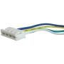 Plug with wires JST EHR-4 AWG24/25 wht/gre/yel/blu - 4