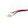 Plug with wires JST EHR-3 AWG24/15 red/red/blu