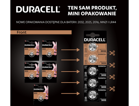 Bateria litowa Duracell CR2032 B1 - 2