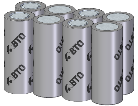 Battery pack 4S2P LiFePO4  13,2V 5,0Ah - 3