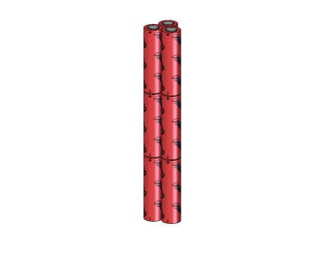Battery pack Li-Ion 18650 11.1V 8.4Ah 3S3P - 2
