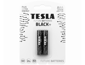 Alkaline battery  LR03 TESLA BLACK+B2