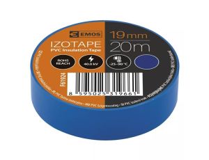 Insulating tape PVC 19/20 blue EMOS