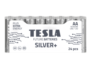 Alkaline battery  LR6 TESLA SILVER+F24