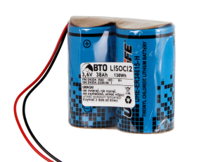 Battery pack D 3.6V 1S2P lithium