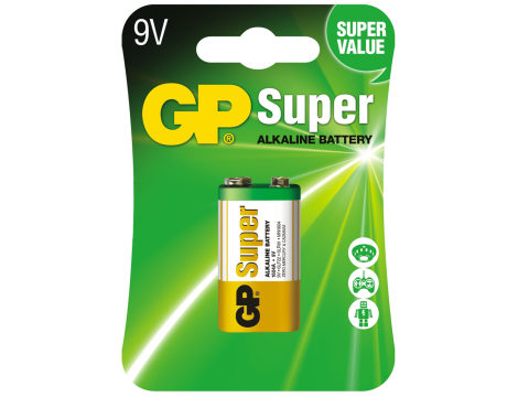 Bateria alk. 6LF22 GP SUPER B1 9,0V