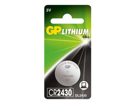 Lithium battery CR2430 3V 270mAh GP