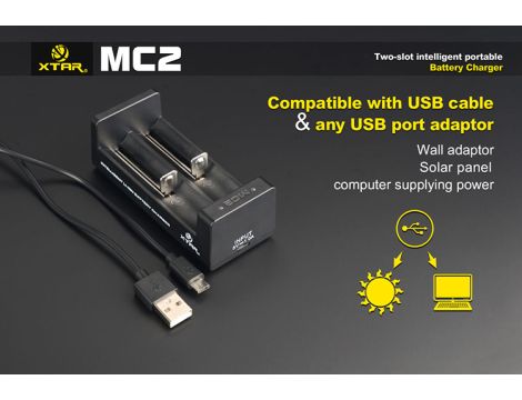 Charger XTAR MC2 for 18650/26650 USB Li-Ion 2 chanels - 11