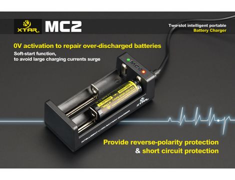 Charger XTAR MC2 for 18650/26650 USB Li-Ion 2 chanels - 13