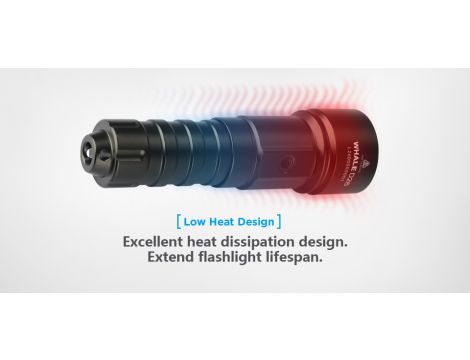 Diving Flashlight XTAR D26 WHALE Li-ION 18650 LED 1100lm - 18