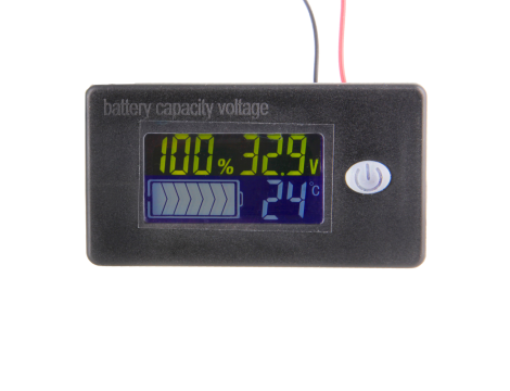 Wskaźnik LCD napięcia akumulatora JS-C35
