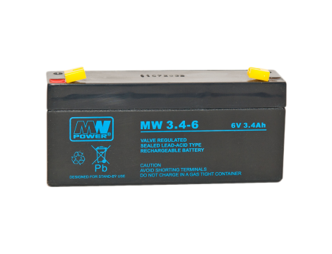 Akumulator żelowy 6,0V/3,4Ah MW
