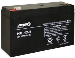 Lead battery 6V/12Ah  ANS - image 2