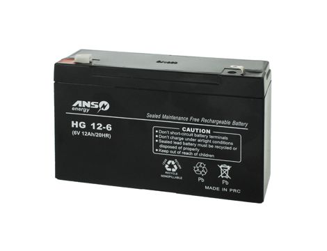 Lead battery 6V/12Ah  ANS