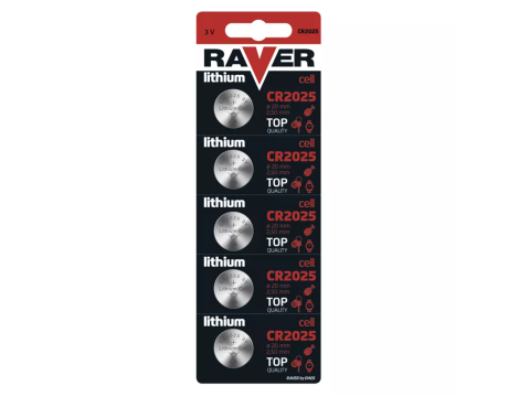 Bateria litowa RAVER CR2025 B5 B7325