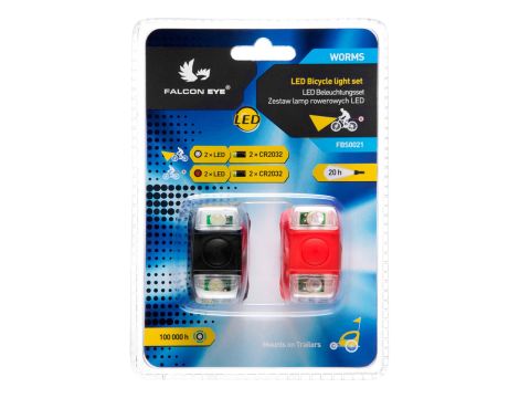 Set of bicycle lights WORMS FBS0021 - 4