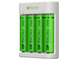 Battery charger GP Eco E411 + 4xAA ReCyko 2100 Series - image 2
