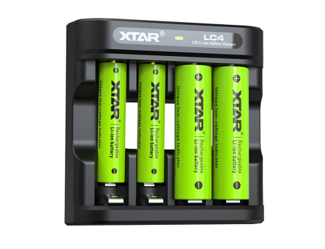 Charger XTAR LC4 for AA/AAA 1,5V Li-ION USB-C - 6
