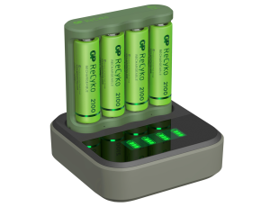 Battery charger GP Eco B421 + 4xAA ReCyko 2100 Series + D451 - image 2