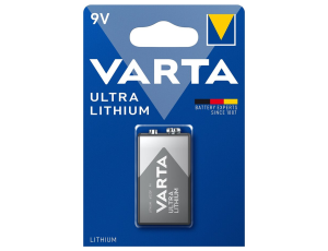 Lithium battery 9V LiFeS2 PROFESIONAL VARTA
