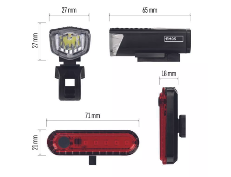 LED Bike Light SET P3923 EMOS - 5
