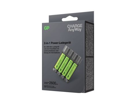 Charger GP X411 + 4x R6/2700 Series ReCyko - 8