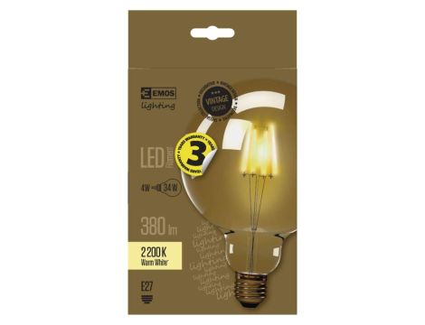 Bulb LED VNT G125 4W E27 Z74303 - 5
