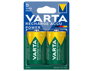 Rechargeable battery R20 3000mAh VARTA