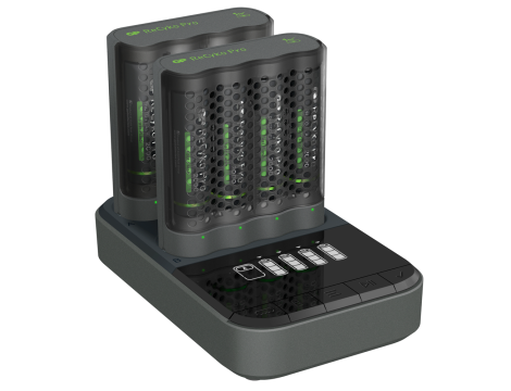 Battery charger GP 2x P461 + 8xAA ReCyko 2100 Series + D861 - 2