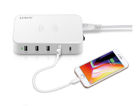 LVSUN USB Charger LS-5UWT WHITE/WHITE - 6