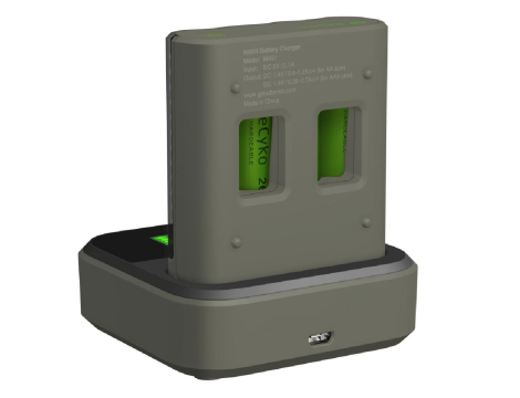 Battery charger GP Eco M451 + 4xAA ReCyko 2700 Series + D451 - 3