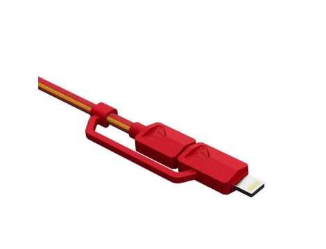 All in one Multiple USB Cable XTAR PDC-3 3A RED - 5