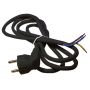Power cable 3*1,5-H05VV-F 2m BLACK S18322 - 3