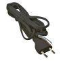Power cable 2*0,75-H03VV2-F 3m BLACK S19273 - 2