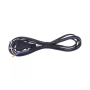 Power cable 2*0,75-H03VV2-F 3m BLACK S19273 - 3