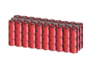 Battery pack Li-Ion 18650 11.1V 28,5Ah 3S10P - image 2