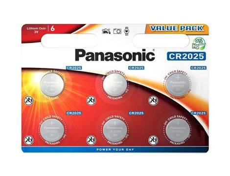 Bateria litowa Panasonic CR2025 B6