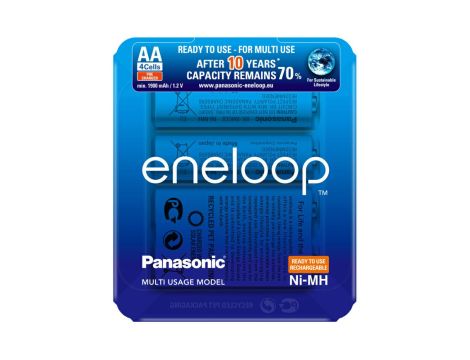 Panasonic Eneloop R6/AA 2000mAh B4 pack - 2