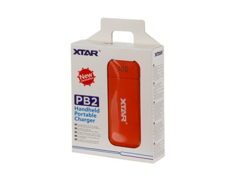 Handheld Portable Charger XTAR PB2 ORANGE 18650 - 4