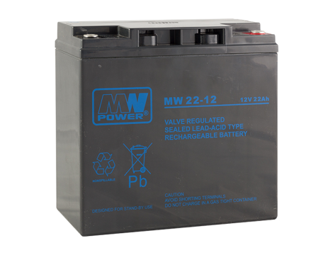 Akumulator żelowy 12V/22Ah MW Pb